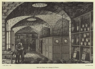 Vaults of the Banque de France by French School